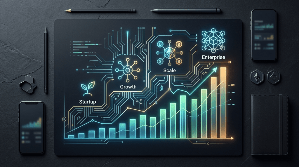 Crypto marketing agency pricing tiers from startup to enterprise budget allocation