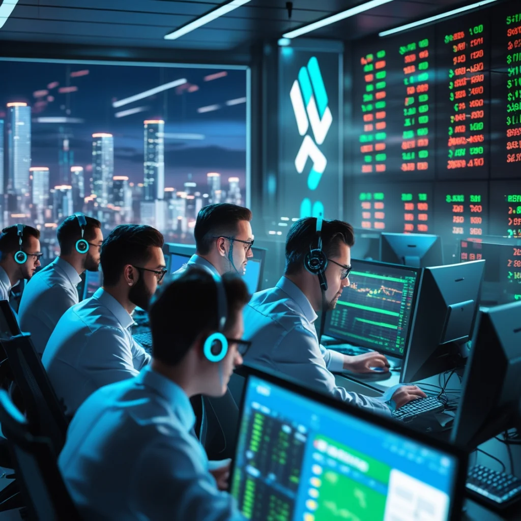 Makers crypto firms comparison chart showing top 10 market makers by daily trading volume in 2025, with Jump Trading and Wintermute leading the industry.
