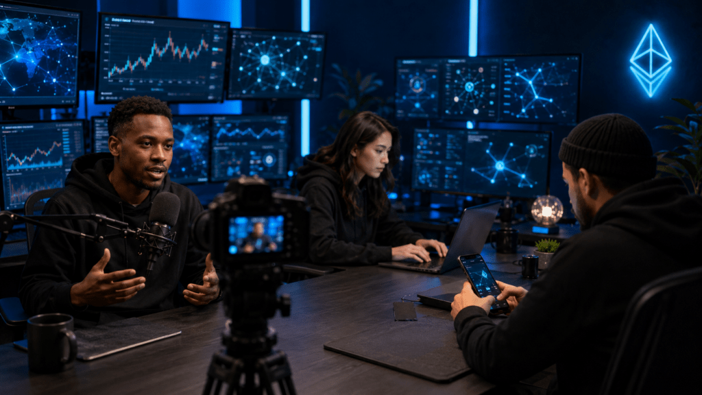 crypto influencers bloggers and cryptocurrency creators working across YouTube X and newsletters in 2026