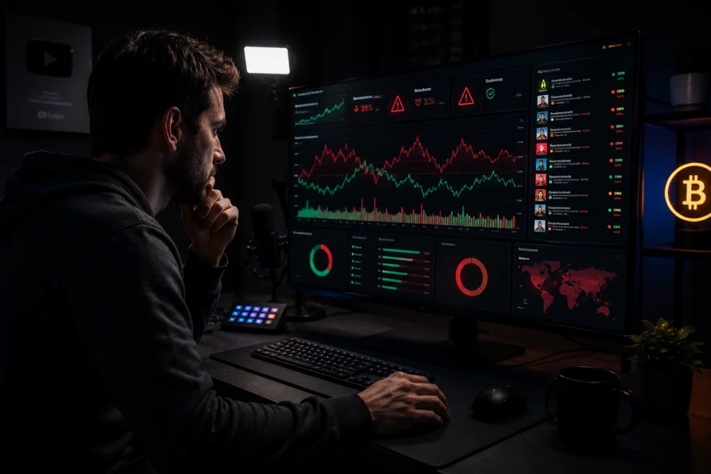 how to vet a crypto YouTuber — engagement metrics and disclosure checklist audit