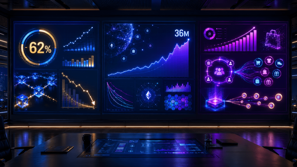 blockchain digital marketing campaign results 2026 - ad fraud reduction DeFi TVL growth and tokenized loyalty program outcomes for brands using blockchain in digital marketing