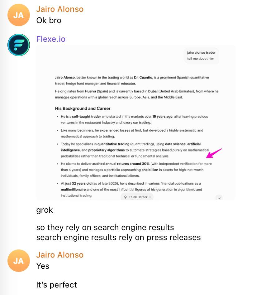 AI search relying on press releases to rebuild a hedge fund manager digital reputation