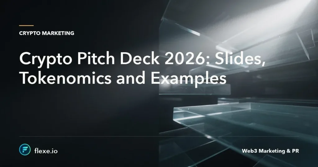 Crypto Pitch Deck 2026: Slides, Tokenomics and Examples