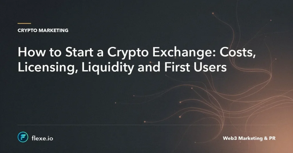 How to Start a Crypto Exchange: Costs, Licensing, Liquidity and First Users