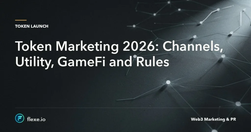 Token Marketing 2026: Channels, Utility, GameFi and Rules