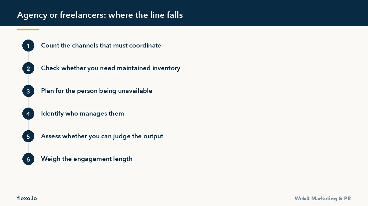 crypto agency or freelancers - Agency or freelancers: where the line falls - Crypto Agency or Freelancers: Where the Line Is