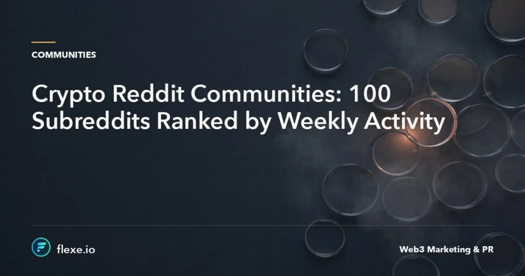 crypto reddit communities - Crypto Reddit Communities: 100 Subreddits Ranked by Weekly Activity