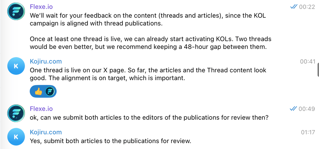 crypto case study kol pr kojiru